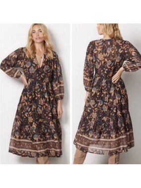 Sundry X Evereve Felicity Floral Boho Dress